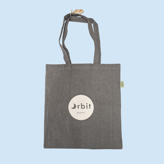 Gray Orbit Tote Bag - US