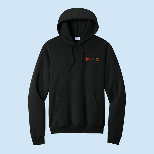 Neon Accent Black Hoodie - US