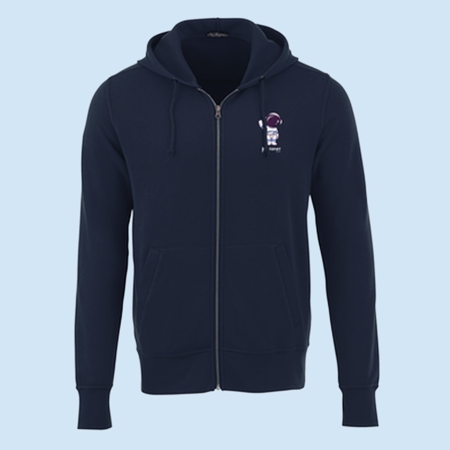 Unisex Arty Fleece Zip Hoodie - US