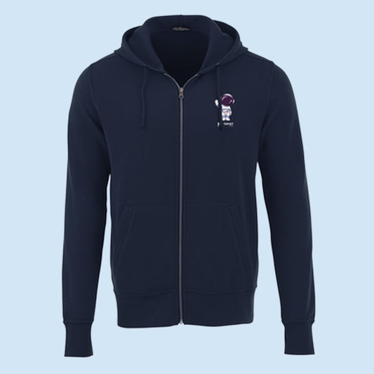 Unisex Arty Fleece Zip Hoodie - US